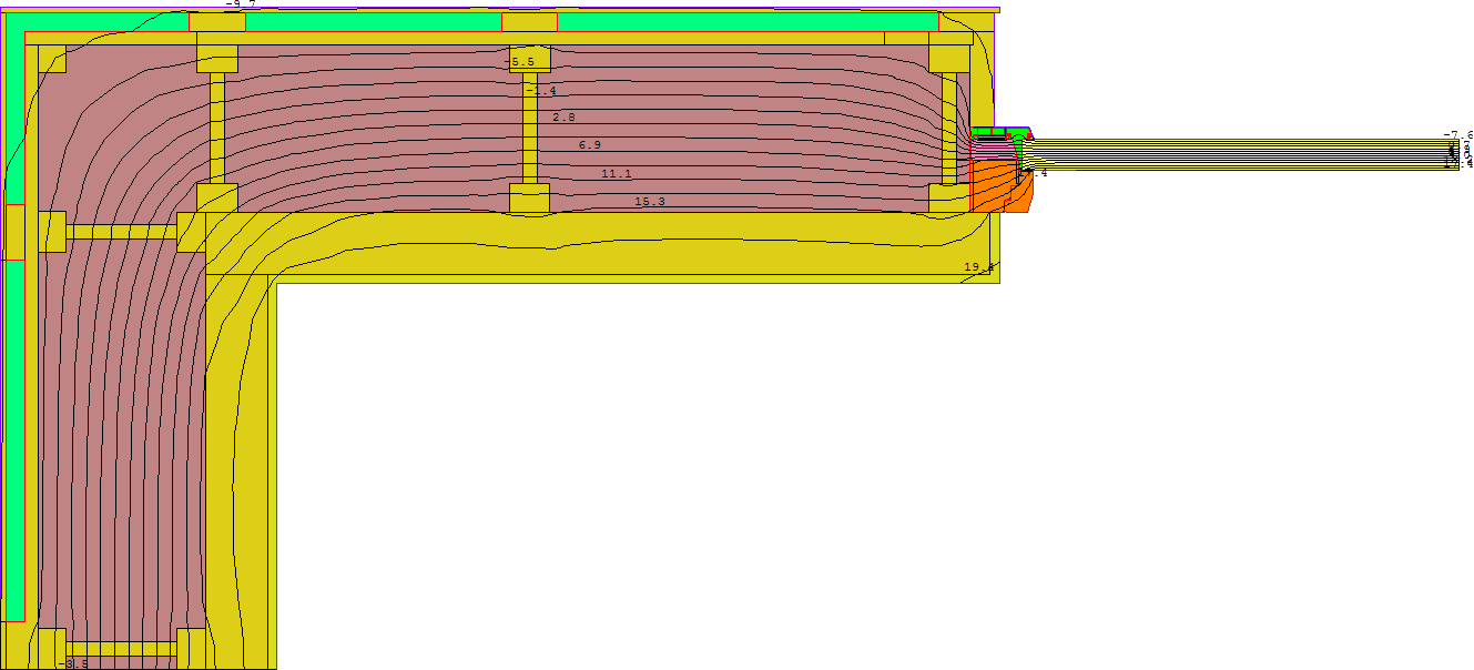 Cas du mur en bois